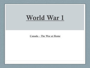 WW1 Part 2 - War at Home - MStew-SS11