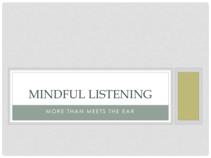 Mindful Listening