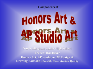 Power point of AP & Honors - North Allegheny School District