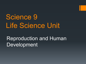 Science 9 Life Science Unit