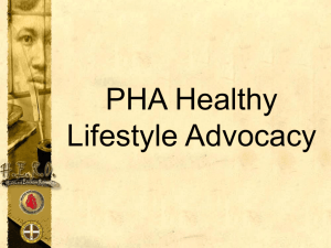 PHA Healthy Lifestyle Advocacy - Philippine College of Physicians