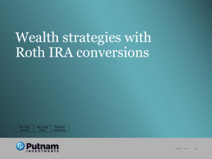 Wealth strategies with Roth IRA conversions
