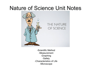 Nature of Science Notes