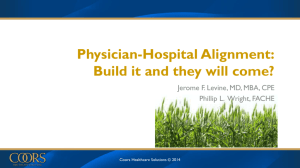 Physician-Hospital Alignment: Build it and they will come?