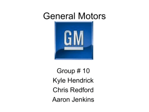 General Motors Power Point