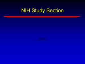 NIH Study Section