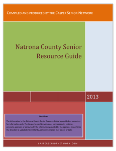 Natrona County Senior Resource Guide