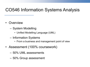 CO546 Information Systems Analysis