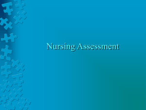 4. Nursing Assessment