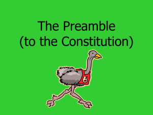 The Preamble - Issaquah Connect