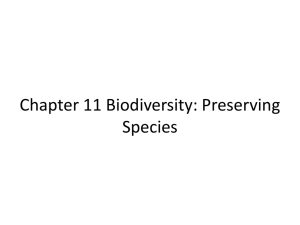 C H A P T E R 1 1 Biodiversity: Preserving Species 223 Learning