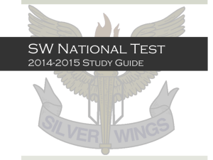 SW National Test STUDY GUIDE (2014