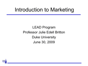 LEAD2009 - Duke University's Fuqua School of Business
