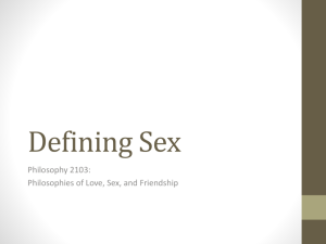 Defining Sex