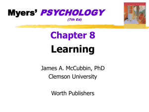 Chapter 8 Learning Powerpoint