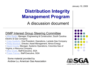 Distribution Integrity Management Program