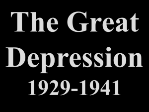 The Great Depression PowerPoint
