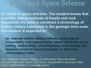 (7) Earth in space and time. The student knows that scientific dating