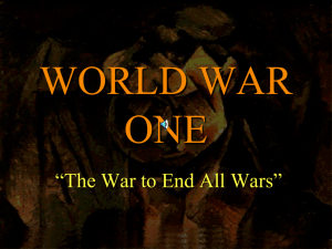 The Road to World War I.ppt