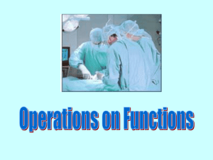 Operation of Functions - Biloxi Public Schools