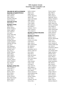 F15 Graduation List