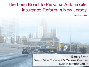 The Long Road To Personal Automobile Insurance Reform In New