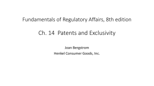 Patents and Exclusivity and Over-the