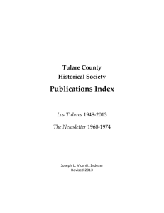 Index [www.tularecountyhistoricalsociety.org]