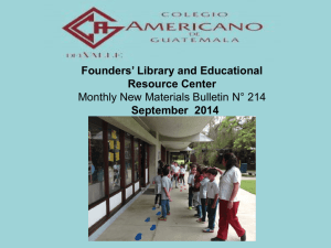 Slide 1 - American School of Guatemala
