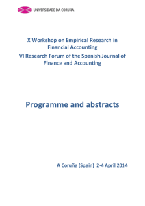 X Workshop on Empirical Research in Financial Accounting VI