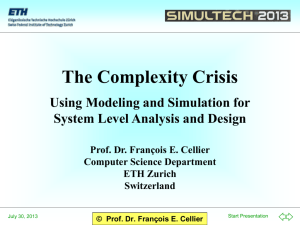 Continuous System Modeling - Department of Computer Science
