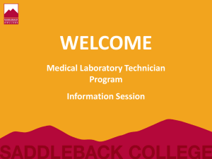 Medical Lab Tech Information