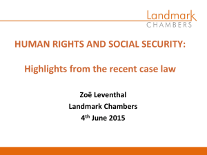 Social Security and Human Rights - Slides