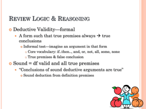 Review Logic & Reasoning