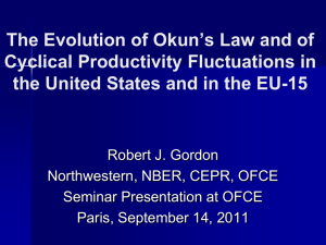 Okun's Law, Productivity Innovations, and Conundrums