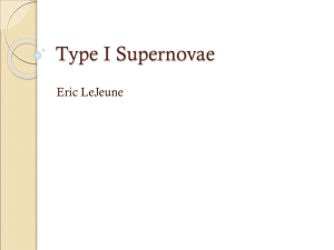 Type I Supernovae