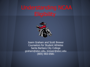 Understanding NCAA Eligibility