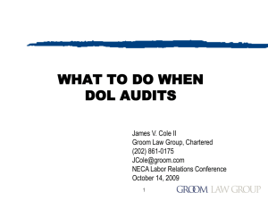 What Does DOL Look For?