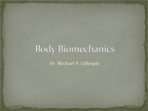 Body Biomechanics