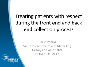 Collection Processes - David Phelps