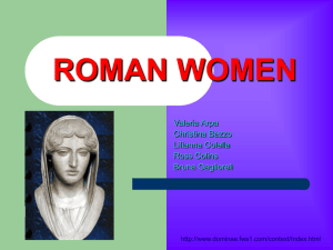Roman Women - York University