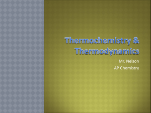 Thermodynamics - Fall River Public Schools
