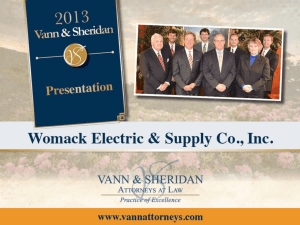 Contractor - Womack Electric Supply Company