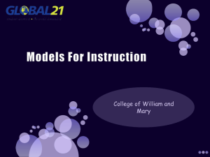 Teaching with Models