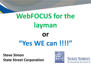 WebFOCUS for the layman or