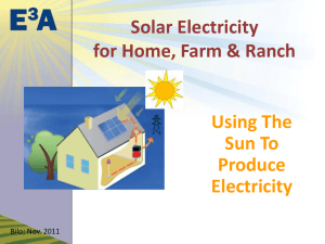 E3A_Solar Electricity