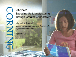 Smart Manufacturing - National Council For Advanced Manufacturing