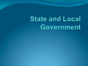 State/Local Government Powerpoint