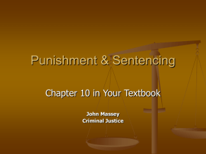 Punishment & Sentencing