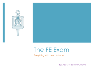 The FE Exam - Inner Circle